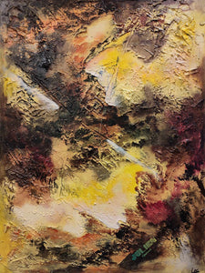 Tableau abstrait acrylique Roc