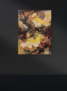 Tableau abstrait acrylique Roc