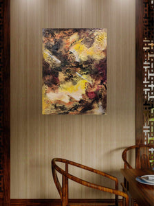 Tableau abstrait acrylique Roc