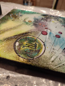 Tableau abstrait acrylique Scorpio 2