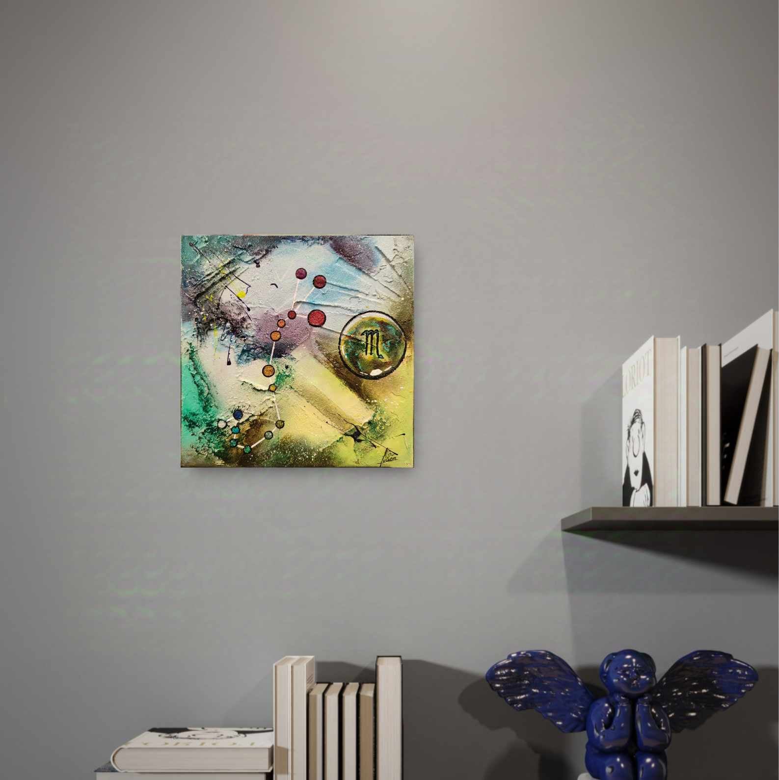 Tableau abstrait acrylique Scorpio 2