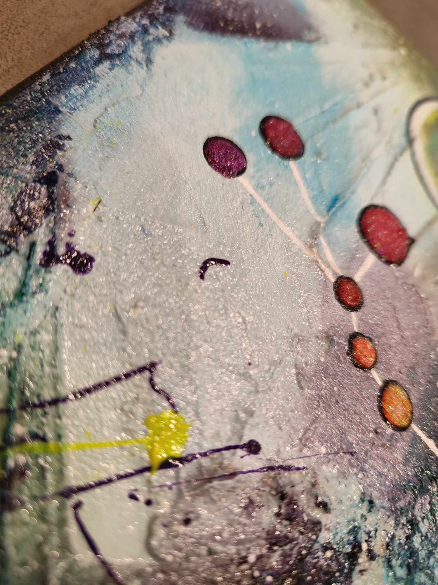 Tableau abstrait acrylique Scorpio 2